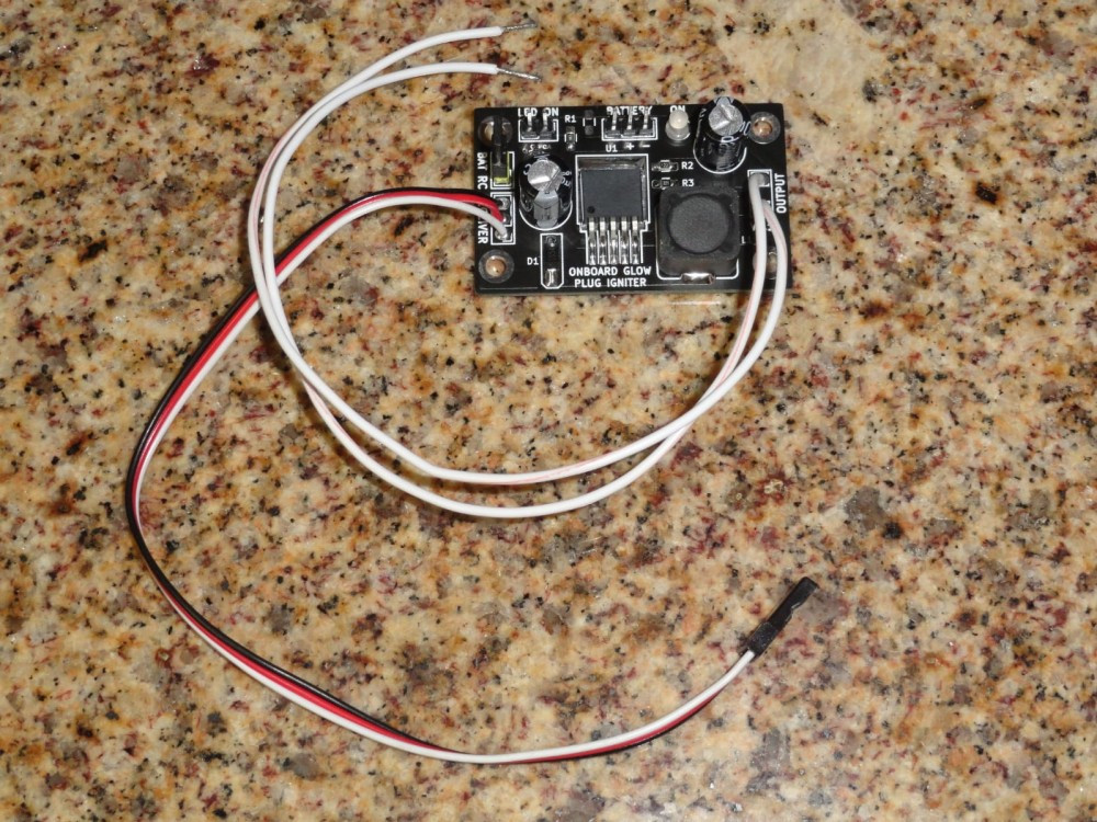 Aquecedor de vela para motores Glow acionado pelo rádio controle