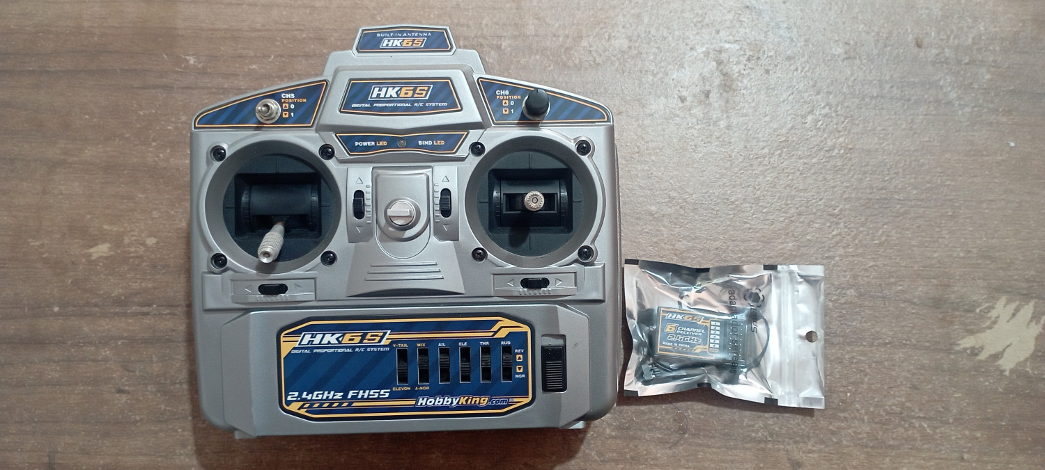 Rádio hobby king+ Receptor