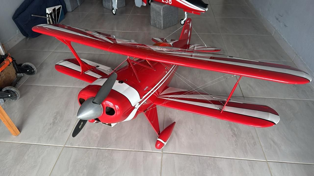 Pitts Great Planes 1,70m – Motor ZDZ 40cc Revisado – Pronto para Voar