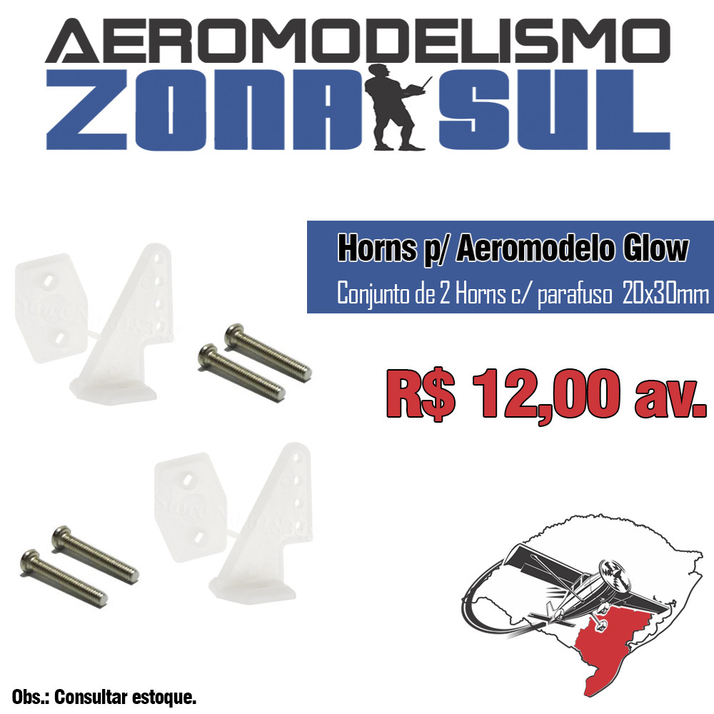 Horns para Aeromodelo Glow