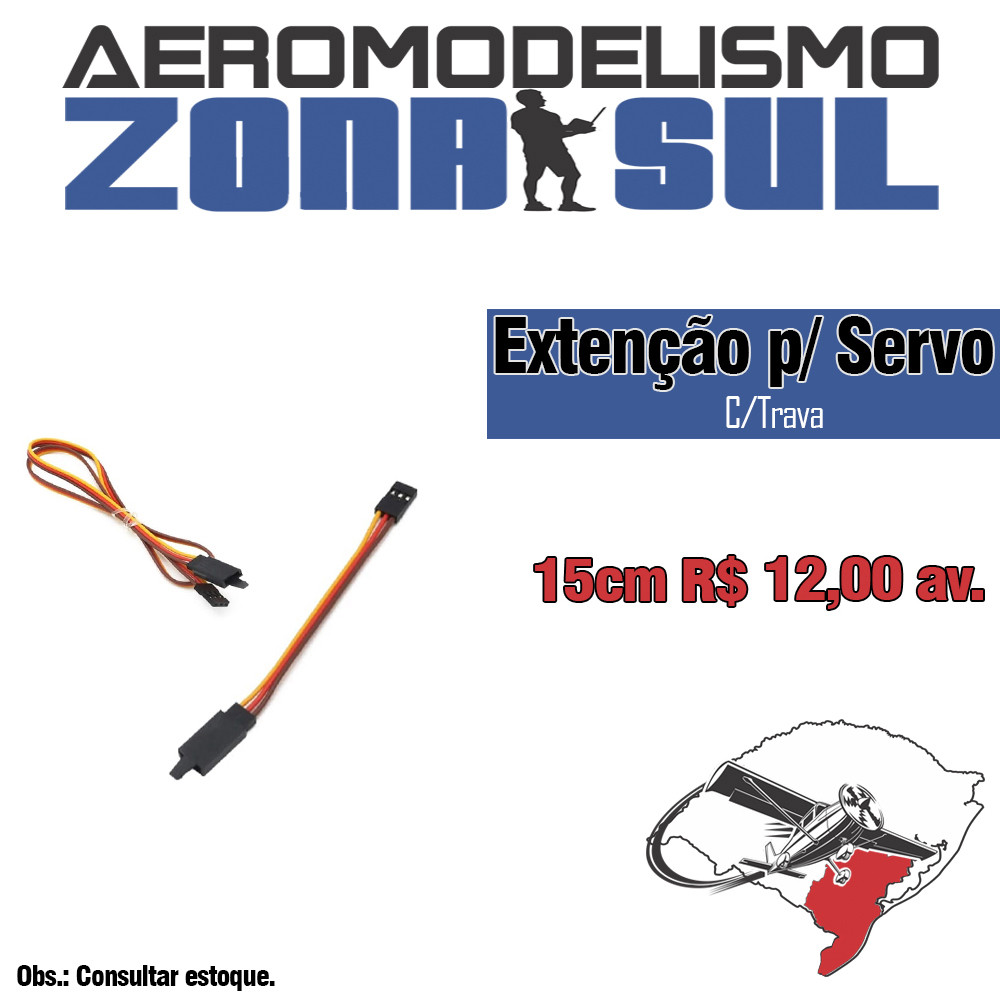 Extensão p/ servo 15cm