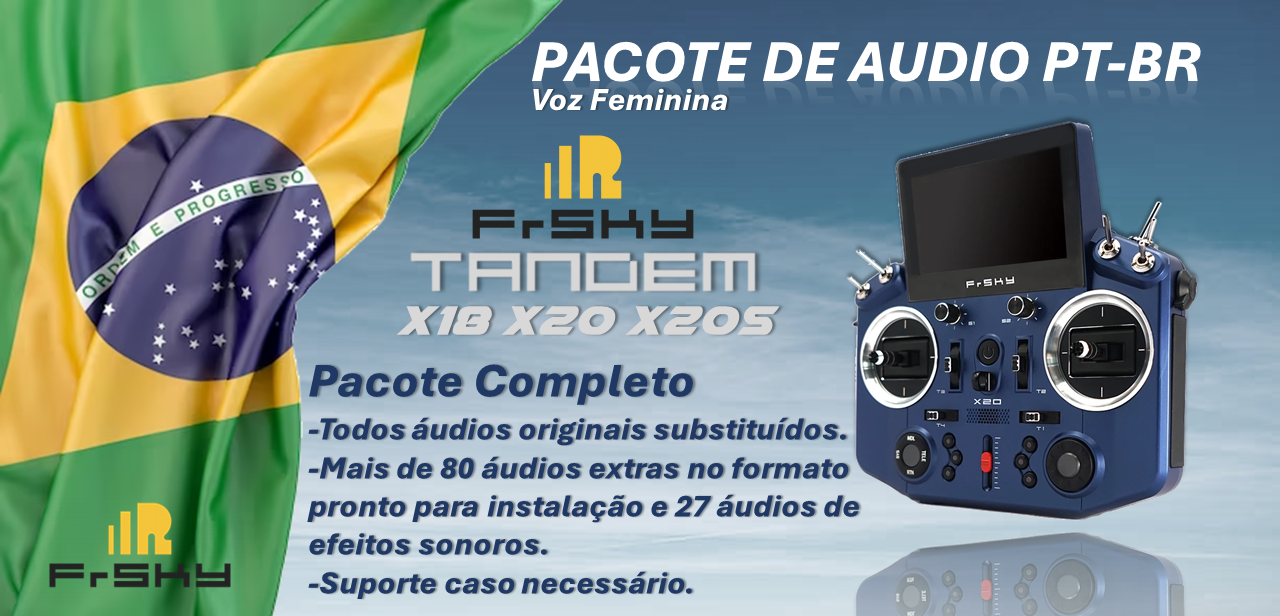 Pacote De Audio Para Radio Tandem X18 X20 X20s Em Pt-br