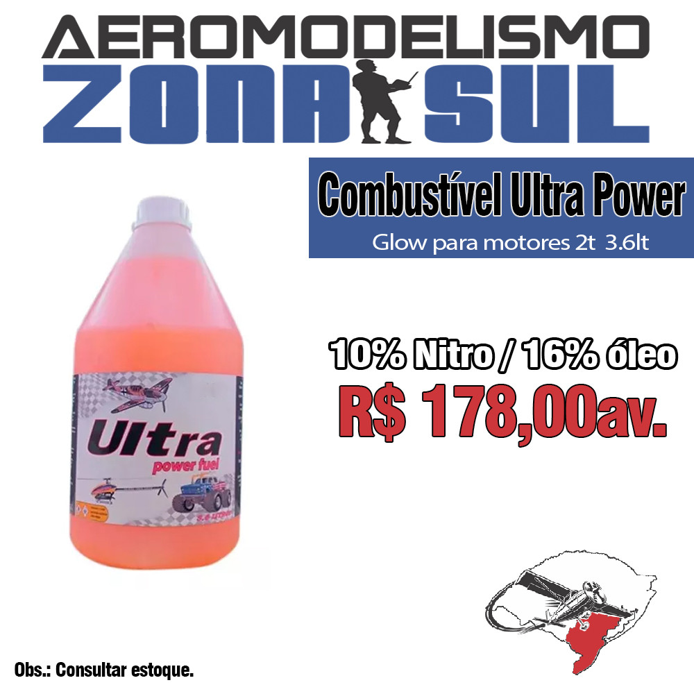 Combustível Glow 10/16 3,6lts
