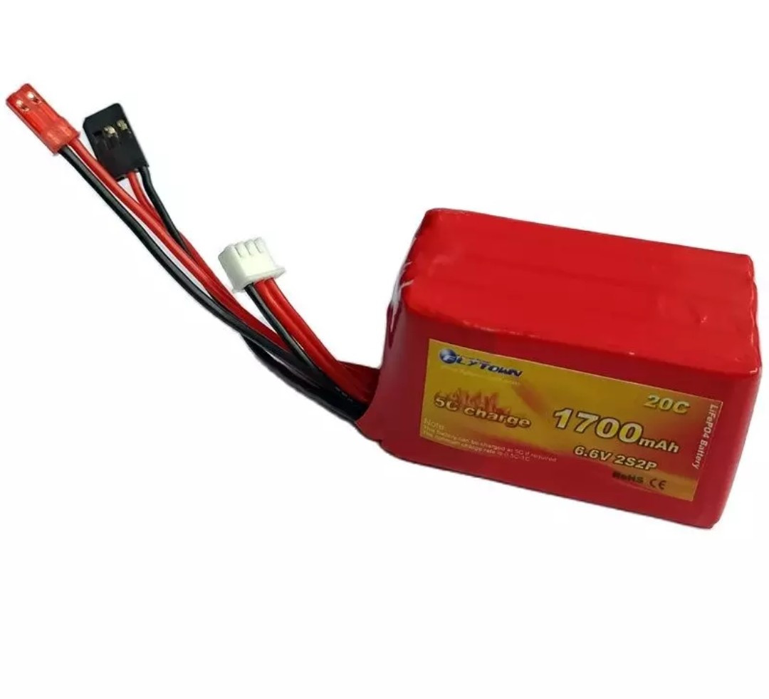 Bateria Life 6.6v 1700mah 20C Aeromodelos Bajas 1/5
