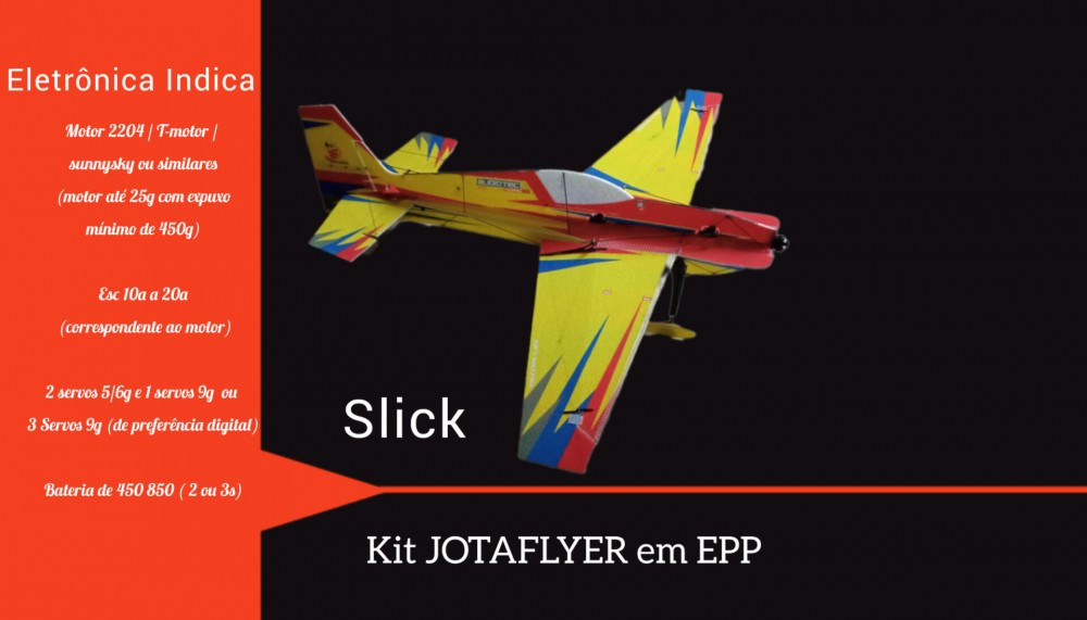 ShockFlyer SLICK em EPP 3mm FRETE GRÁTIS