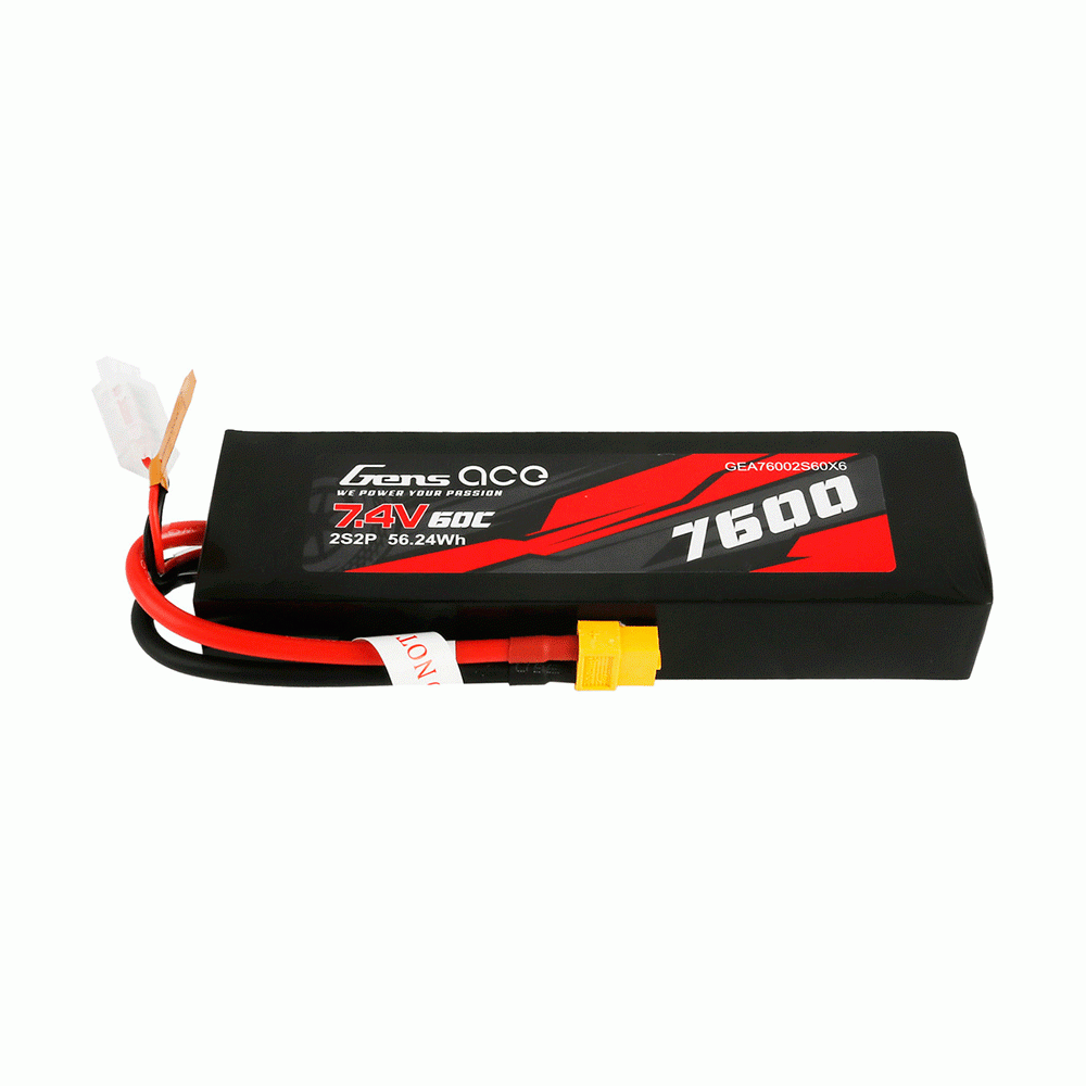 GENS ACE 7.4V 7600MA 60C LIPO